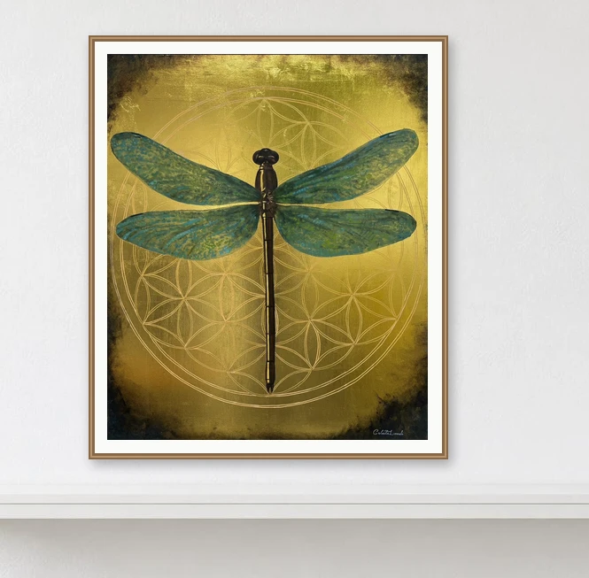 Libélula Flor de la Vida