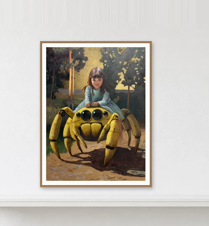 Araña Saltarina Mecánica