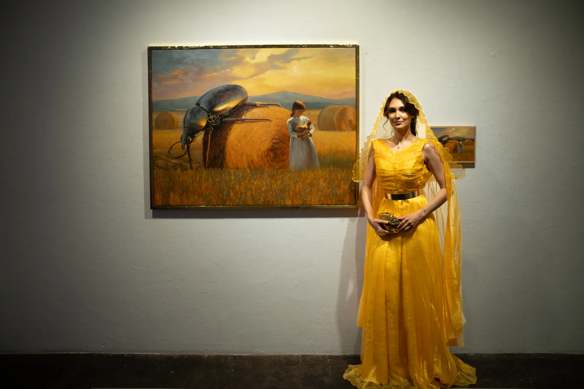 Celeste Lomelí y Caballero con Escarabajo Mecánico